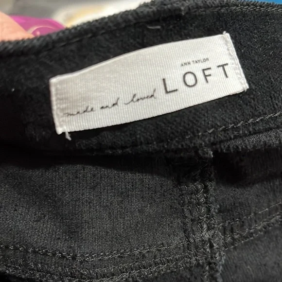 -Ann Taylor suede pants black - Picture 6 of 8